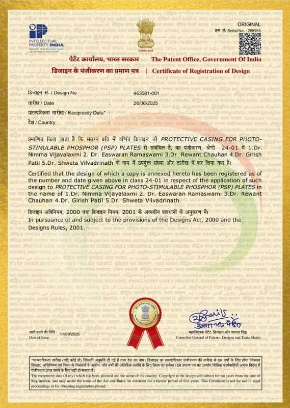 Patent Certificate 1